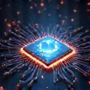 Abstract representation of new technology